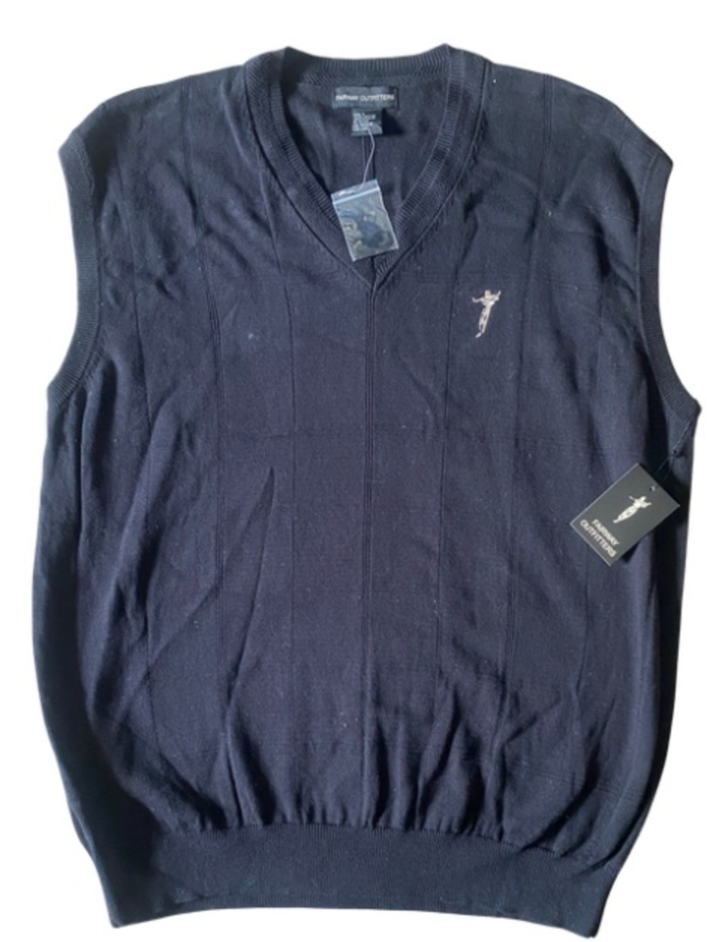 Fairway Outfitters V-Neck Men’s Black Sweater Size L